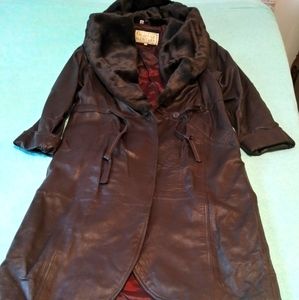 Leather Coat